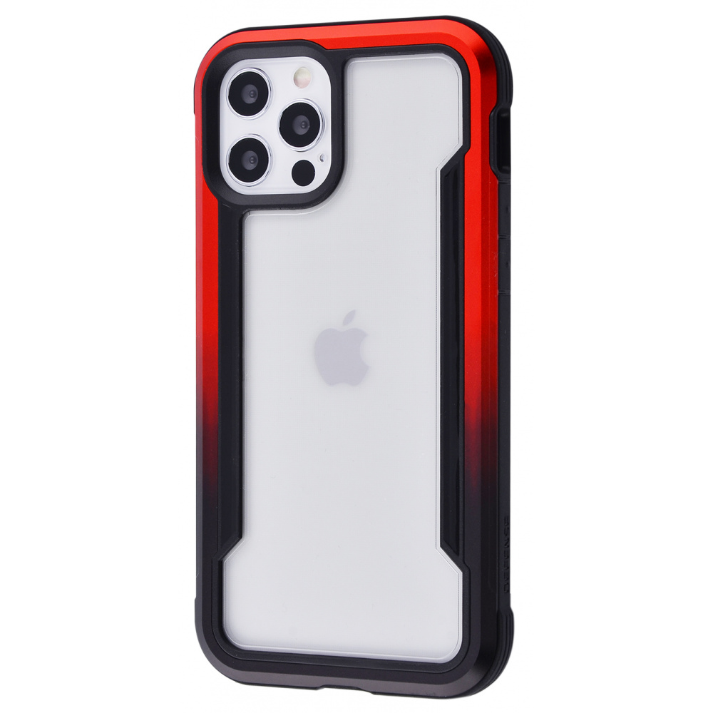 

Чехол Defense Shield Series (Metal+PC+TPU) для iPhone 12/12 Pro red/black