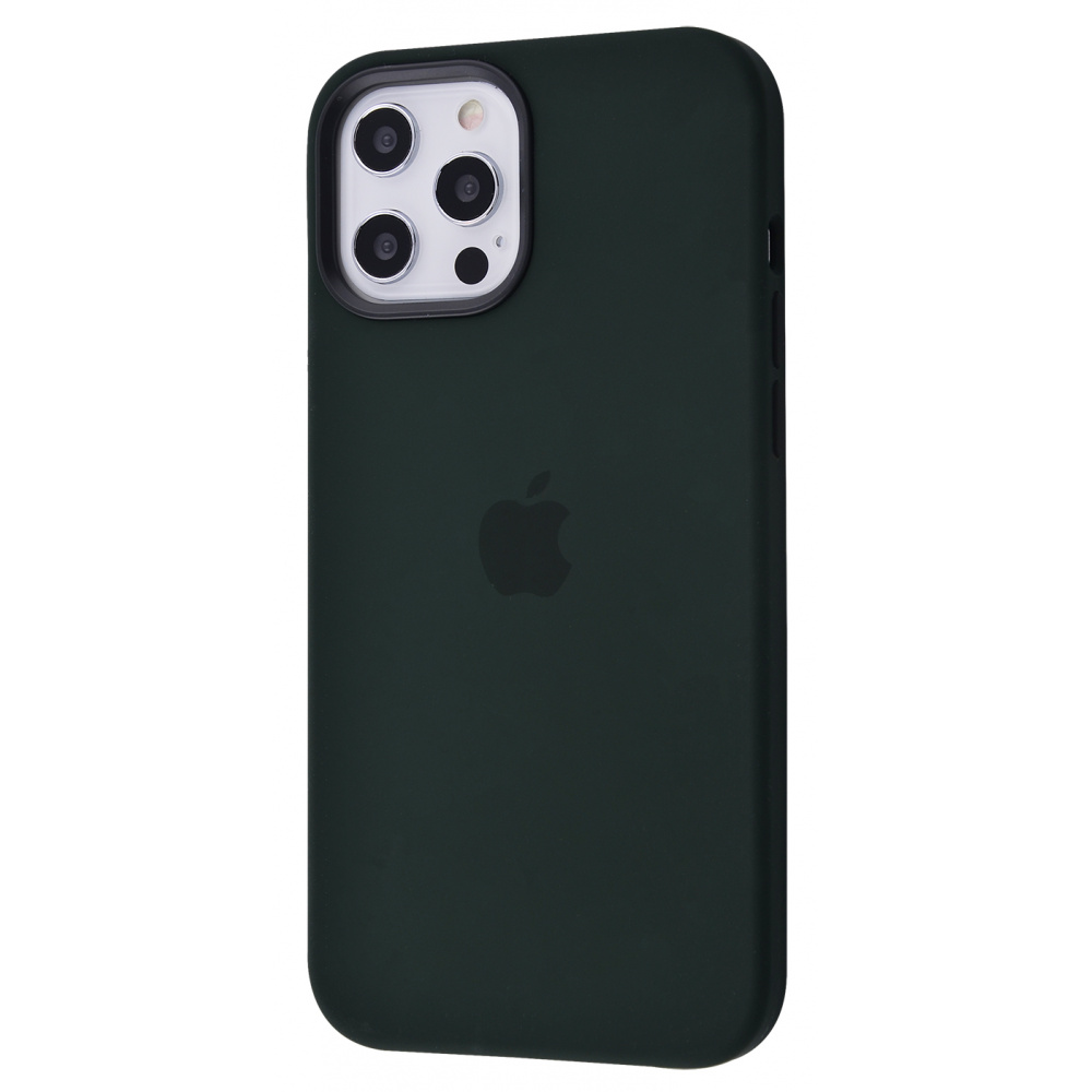 

Чехол Silicone Caise with MagSafe для iPhone 12 Pro Max cyprus green