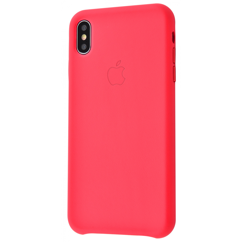 

Чехол Leather case для iPhone Xs Max peony pink