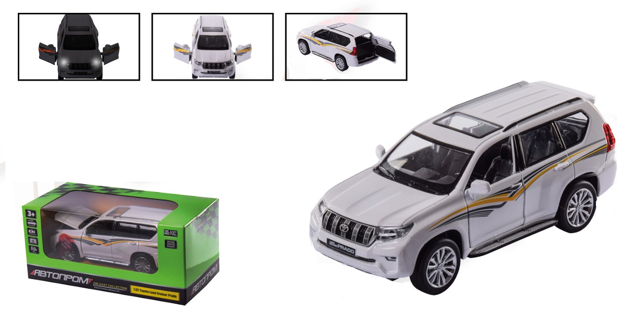 

Инерционная модель Land Cruiser Prado 1/32 автопром 68482