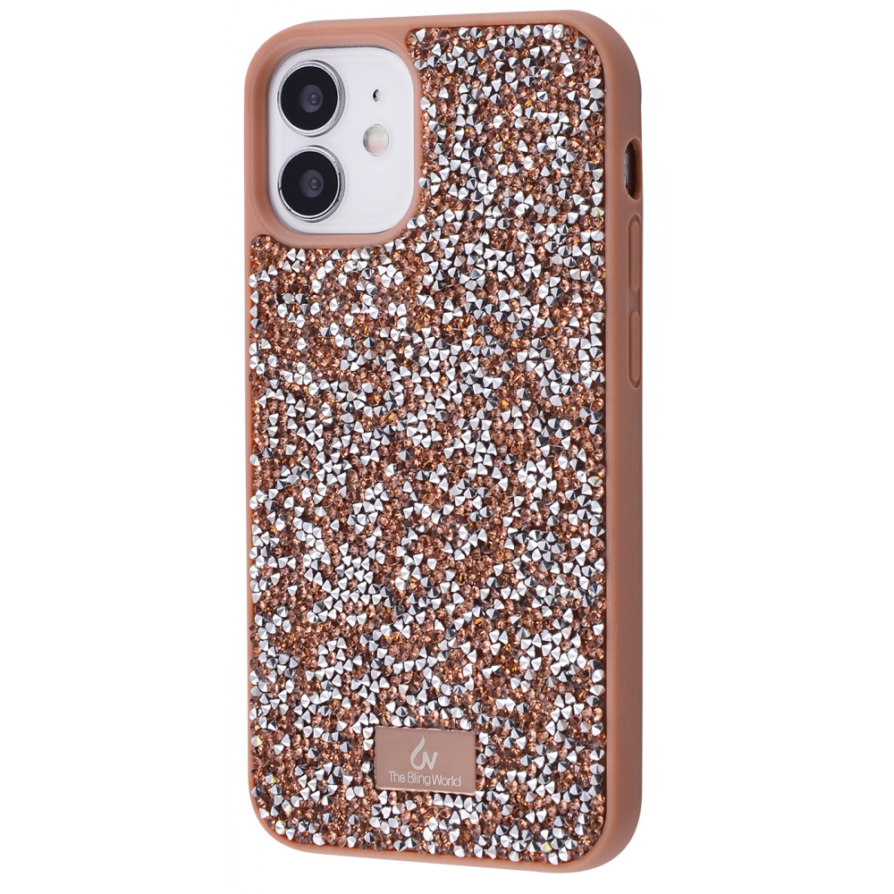 

Чехол Bling World Grainy Diamonds (TPU) для iPhone 12 mini rose gold