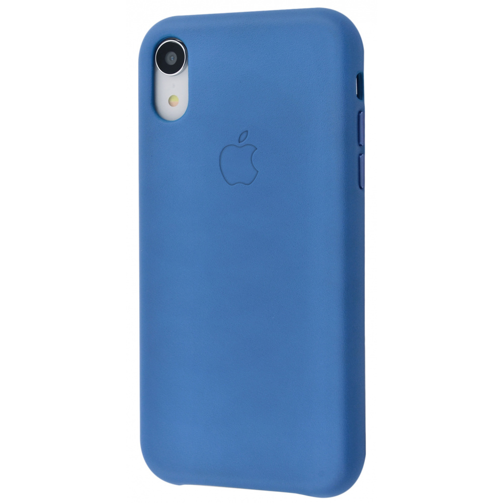 

Чехол Leather case для iPhone Xr cape cod blue