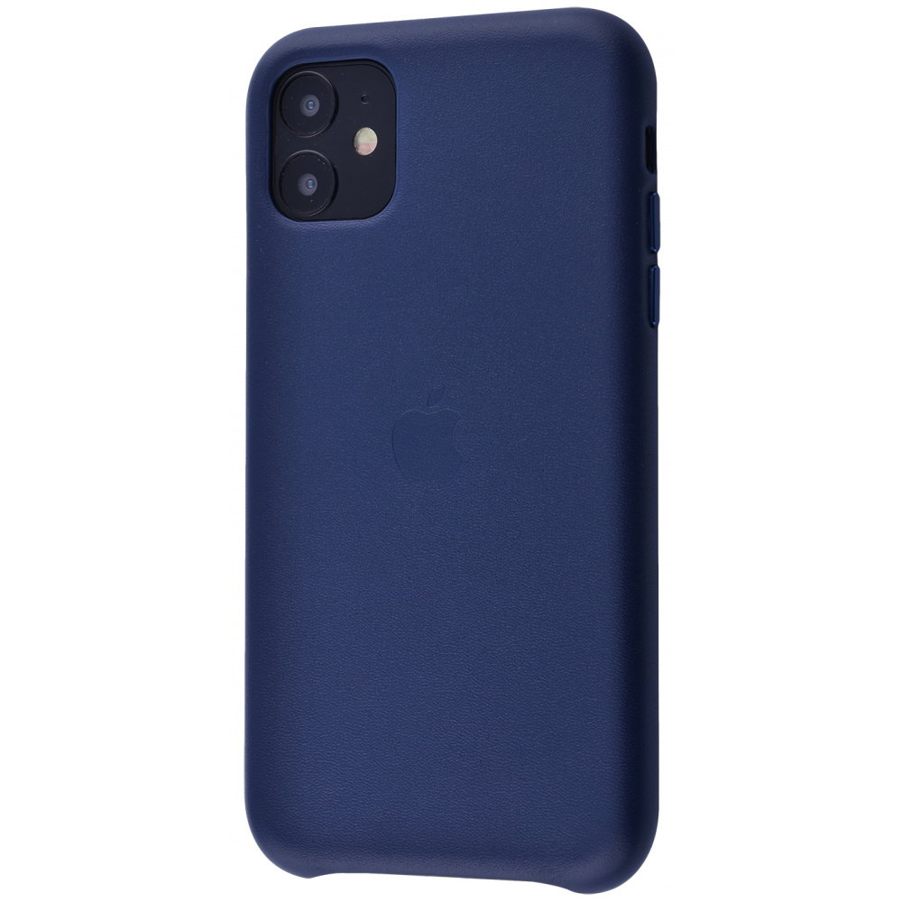 

Чехол Leather Case для iPhone 11 midnight blue