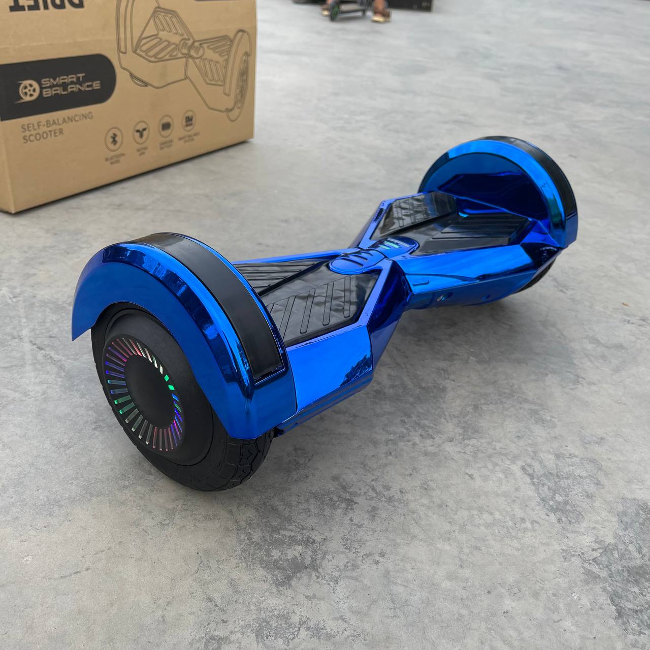 

Гироборд Сигвей SMART BALANCE Ninebot Mini 36 V Wheel U6 Pro +Autobalance 8" синий хром