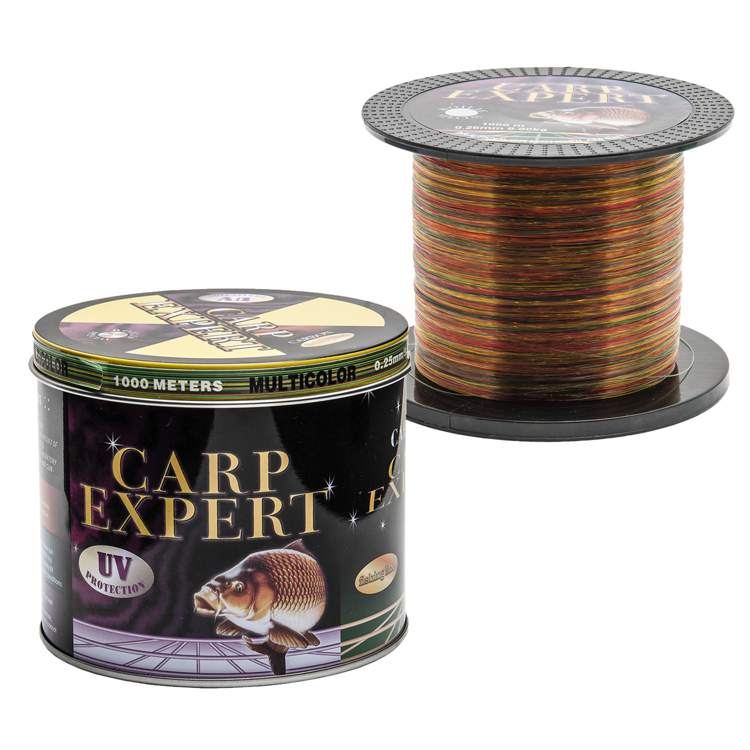 

Леска для карповой ловли Carp Expert 0.25 мм 1000 метров тест 9.90 кг разноцветная