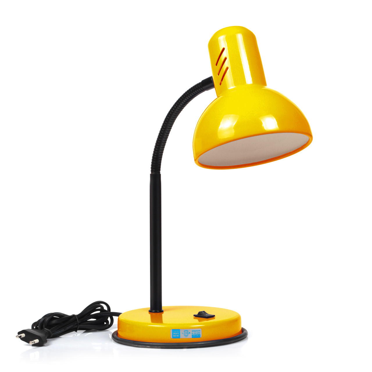 

Настольная лампа Loga Light Max Украина 60W E27 Желтый (t4007)