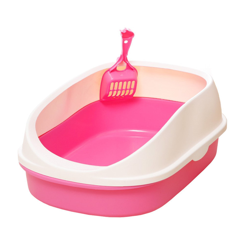 

Туалет-лоток для кошек Taotaopets 224405 Pink с лопаткой 56*38*22см (SKU_5419-17753)