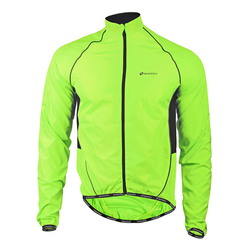 

Ветровка велосипедная Nuckily MJ004 Fluorescent Green S осень весна спортивная куртка мужская и женская (SKU_5081-14820)