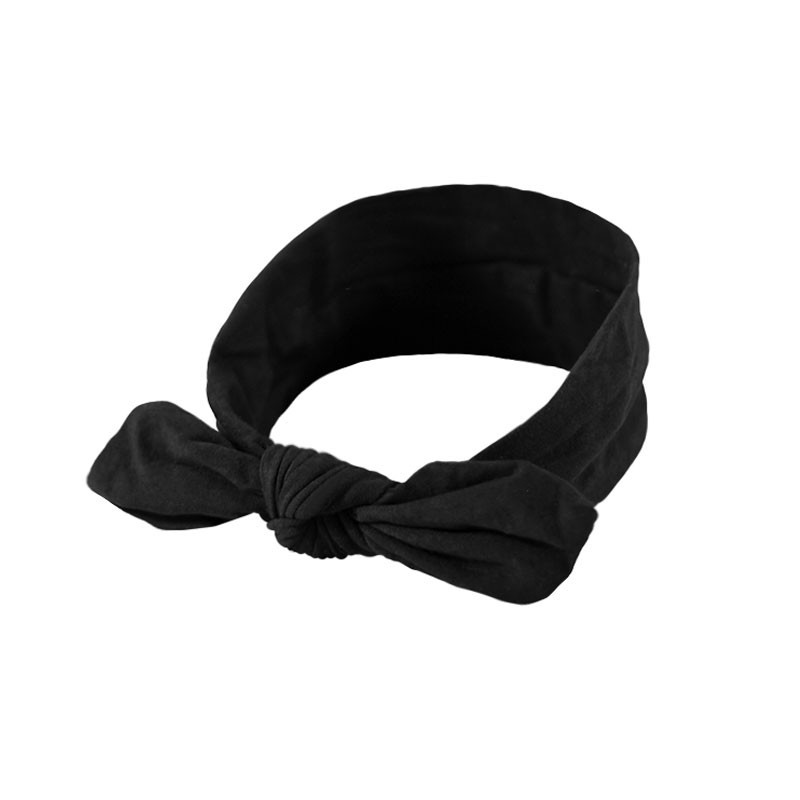 

Повязка детская для волос Lesko 008 Black солохи лента девочкам (SKU_7503-23740)