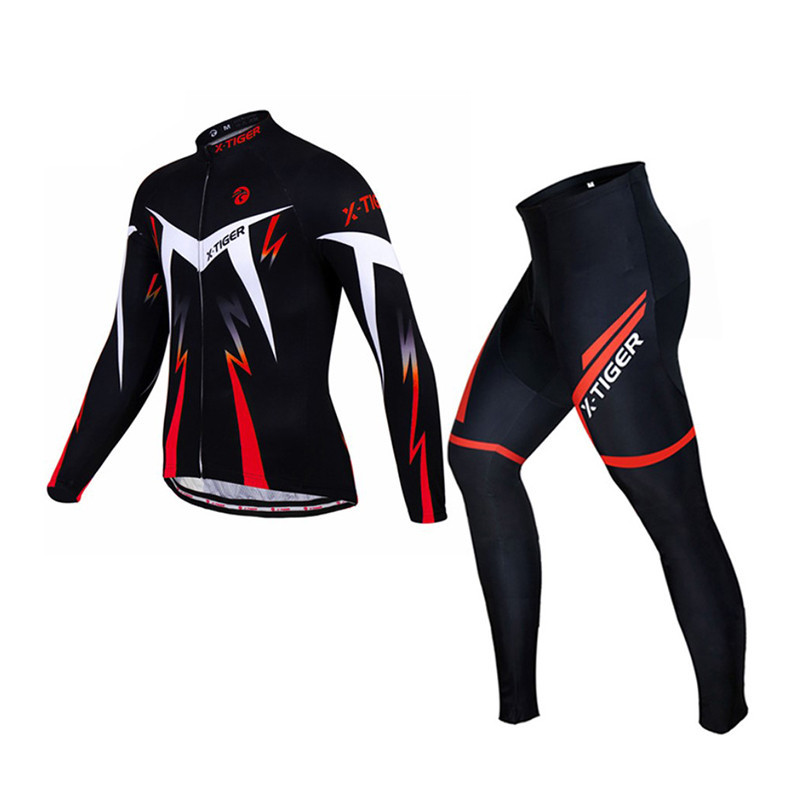 

Костюм вело X-Тiger XM-CT-01302 Red XXL кофта с длинным рукавом штаны для велосипедистов (SKU_5107-17489)