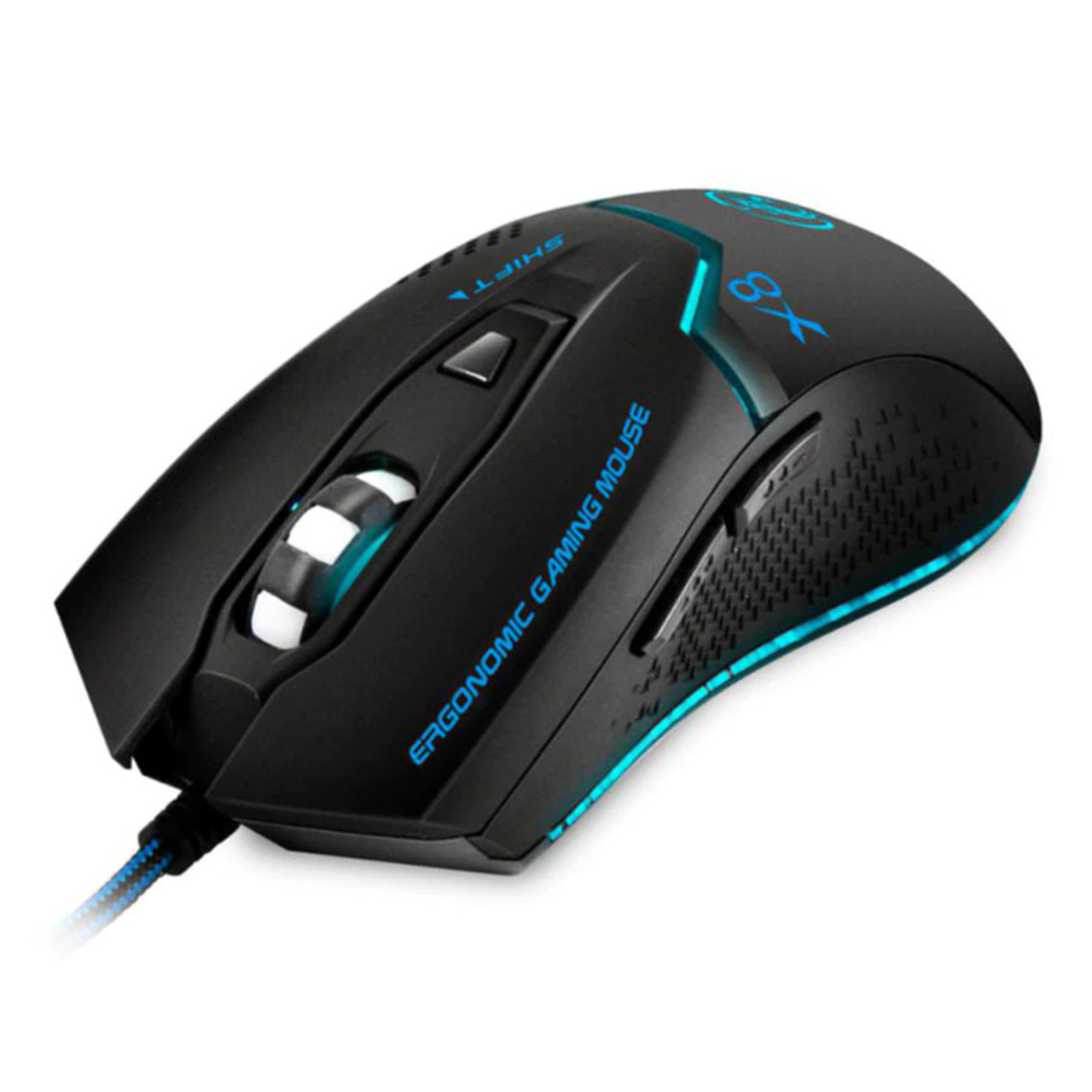 

USB мышь iMICE X8 Черная 3200 dpi проводная чувствительная оптическая игровая lol wot dota CS GO USB (SKU_1186-2475)