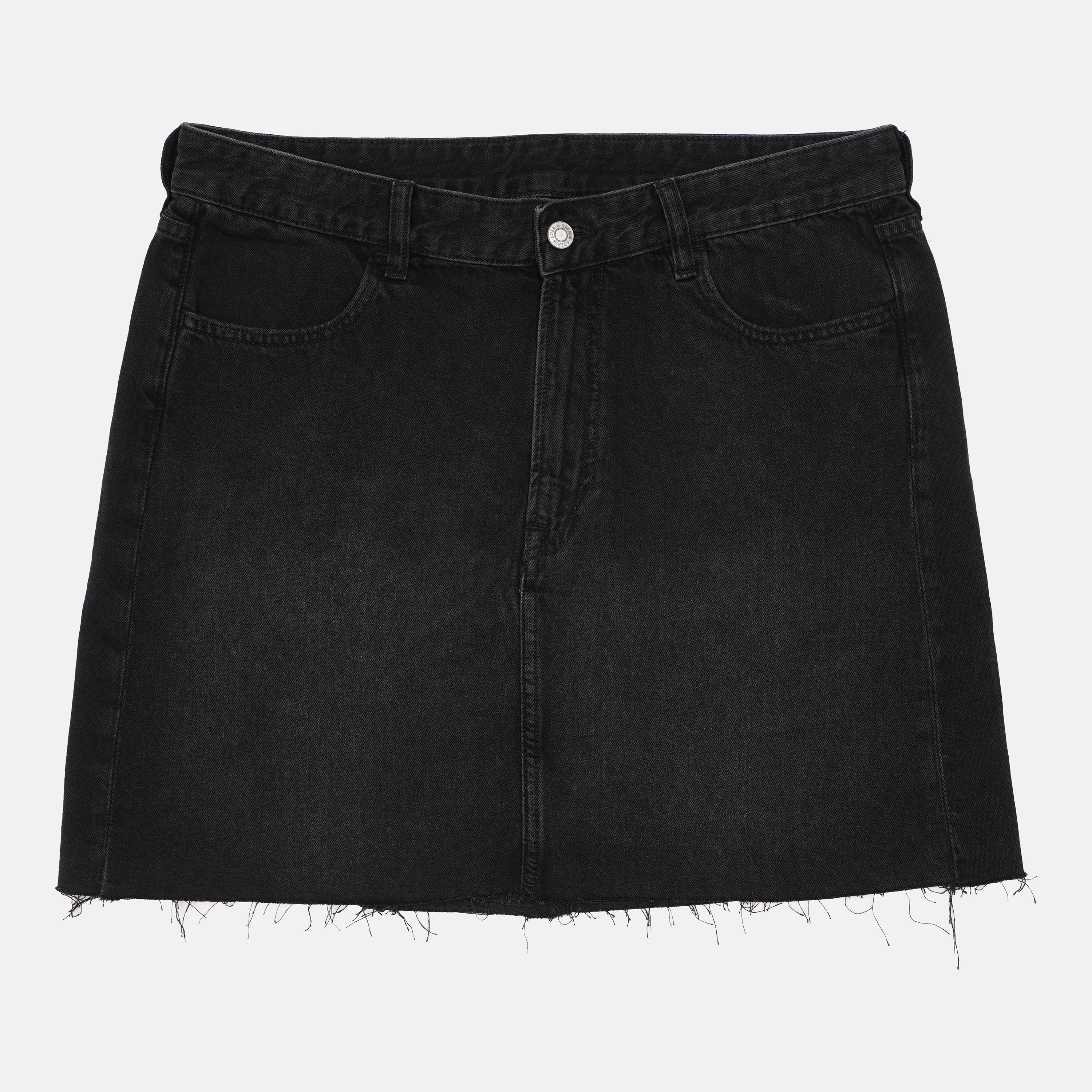 

Юбка джинсовая H&M 44 темно серый 2606785412