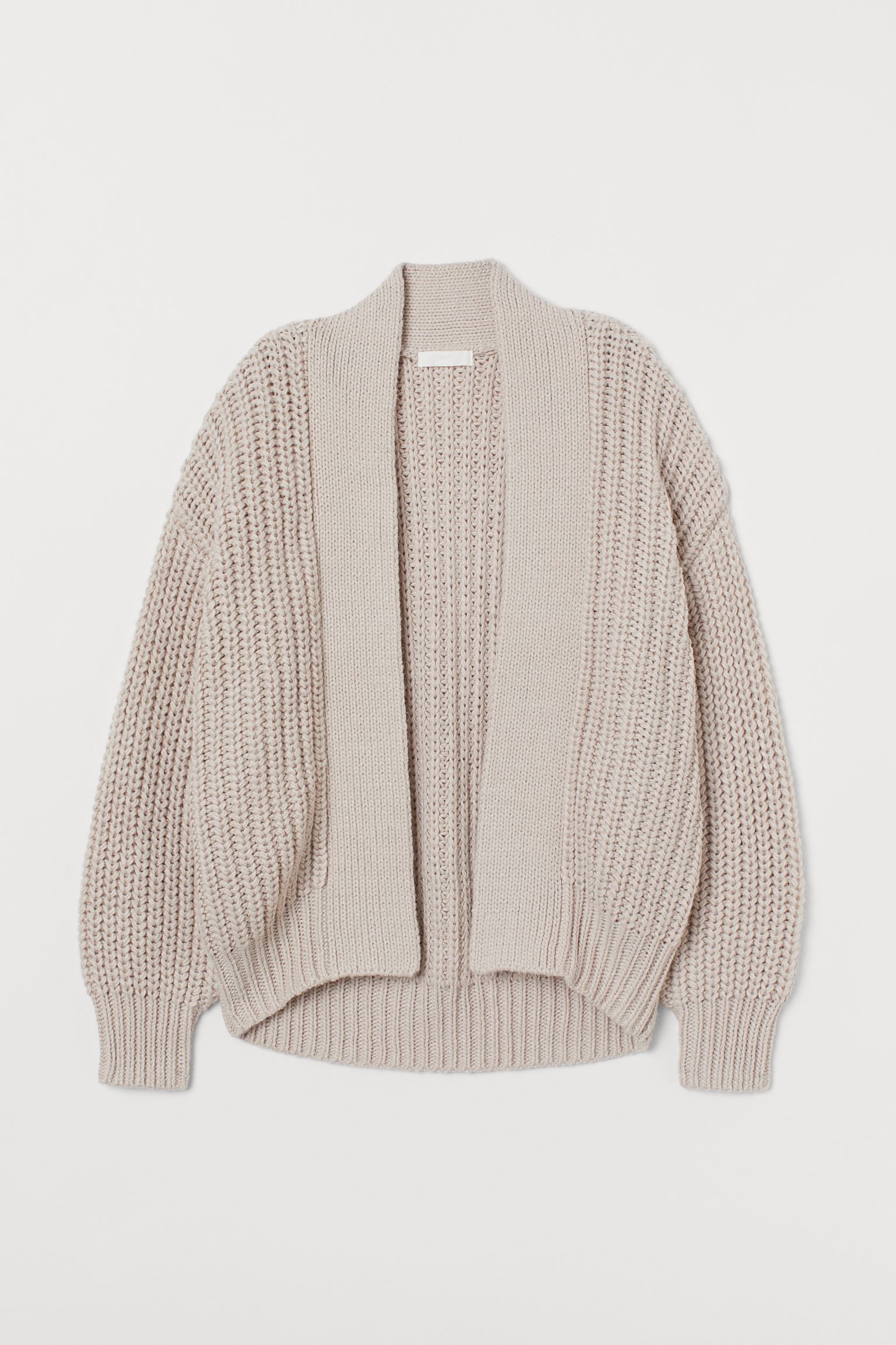 

Кардиган H&M XXL светло бежевый 12089291652