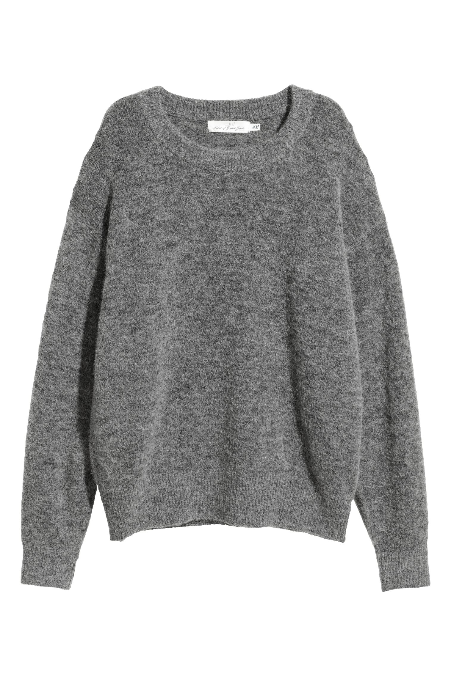 

Джемпер H&  темно серый 11085612186, Джемпер H&M M темно серый 11085612186