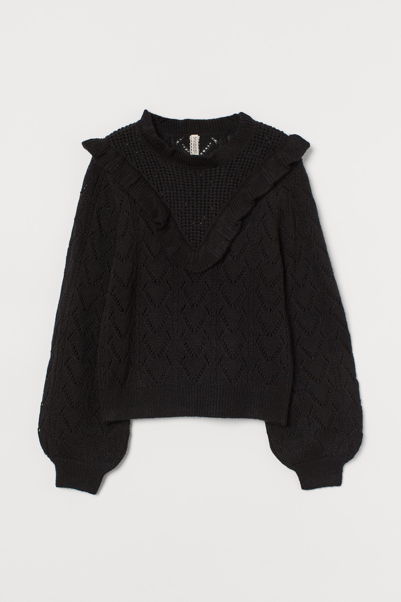 

Джемпер H&M M черный 10089032662