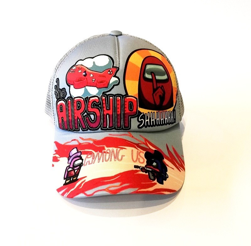 

Бейсболка ALS the airship SHH цвет серый 816
