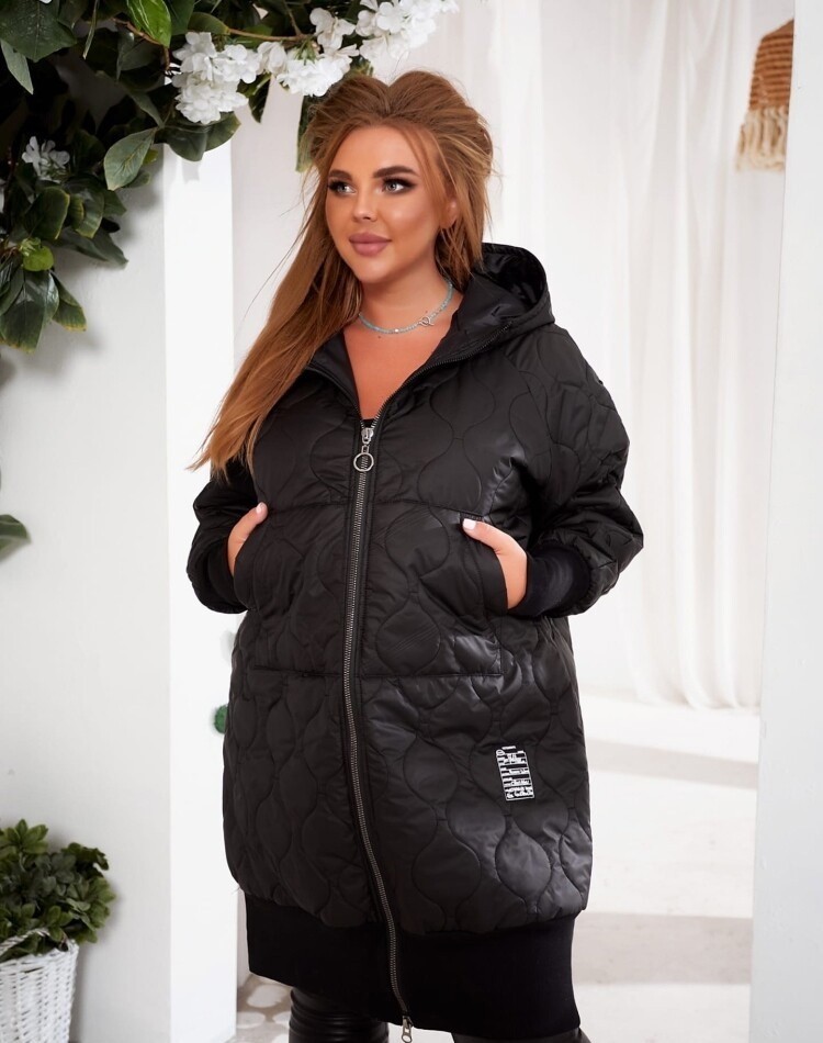 

Куртка деми Fashion FT-6757 Черная р.64-66 014950