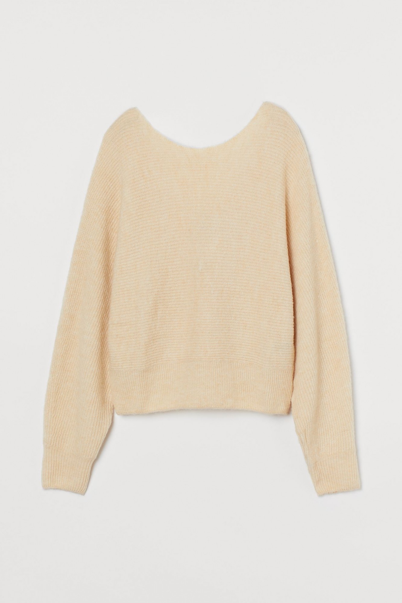 

Пуловер H&M L Айвори 9126552wtr