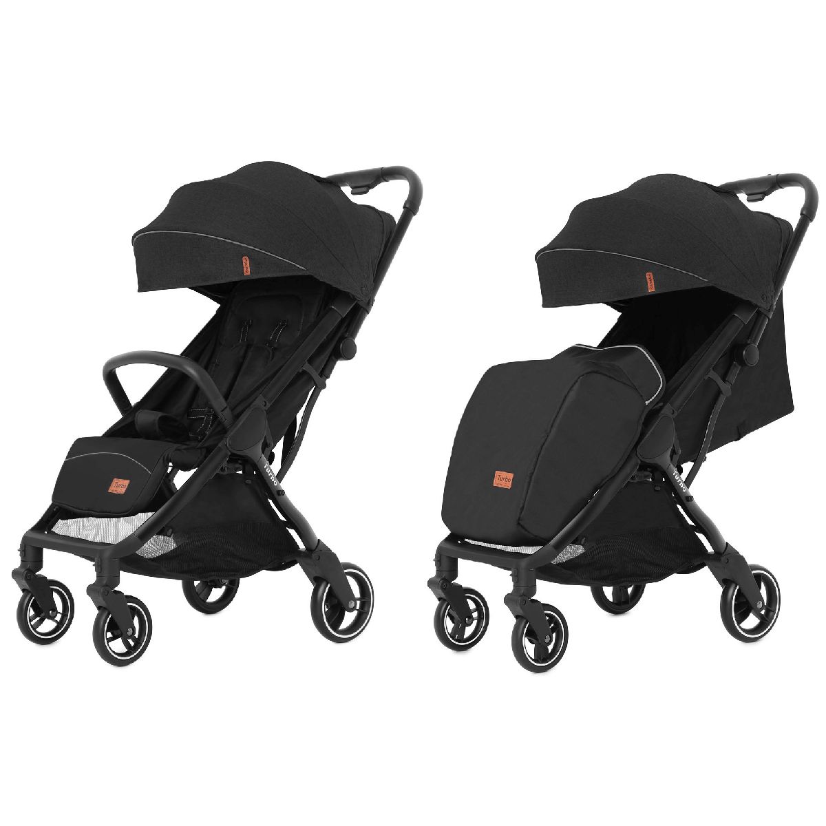 

Прогулочная коляска CARRELLO Turbo (5503 (S) Deep Black)