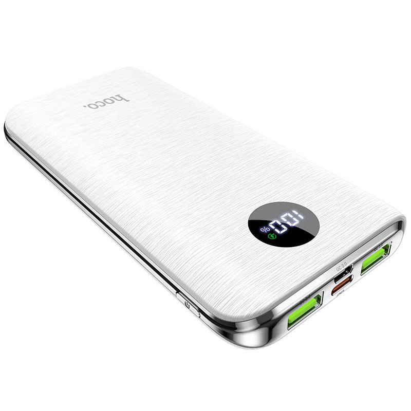 

Портативное зарядное устройство Power Bank Hoco J69 "Speed flash" PD + QC3.0 10000 mAh Белый