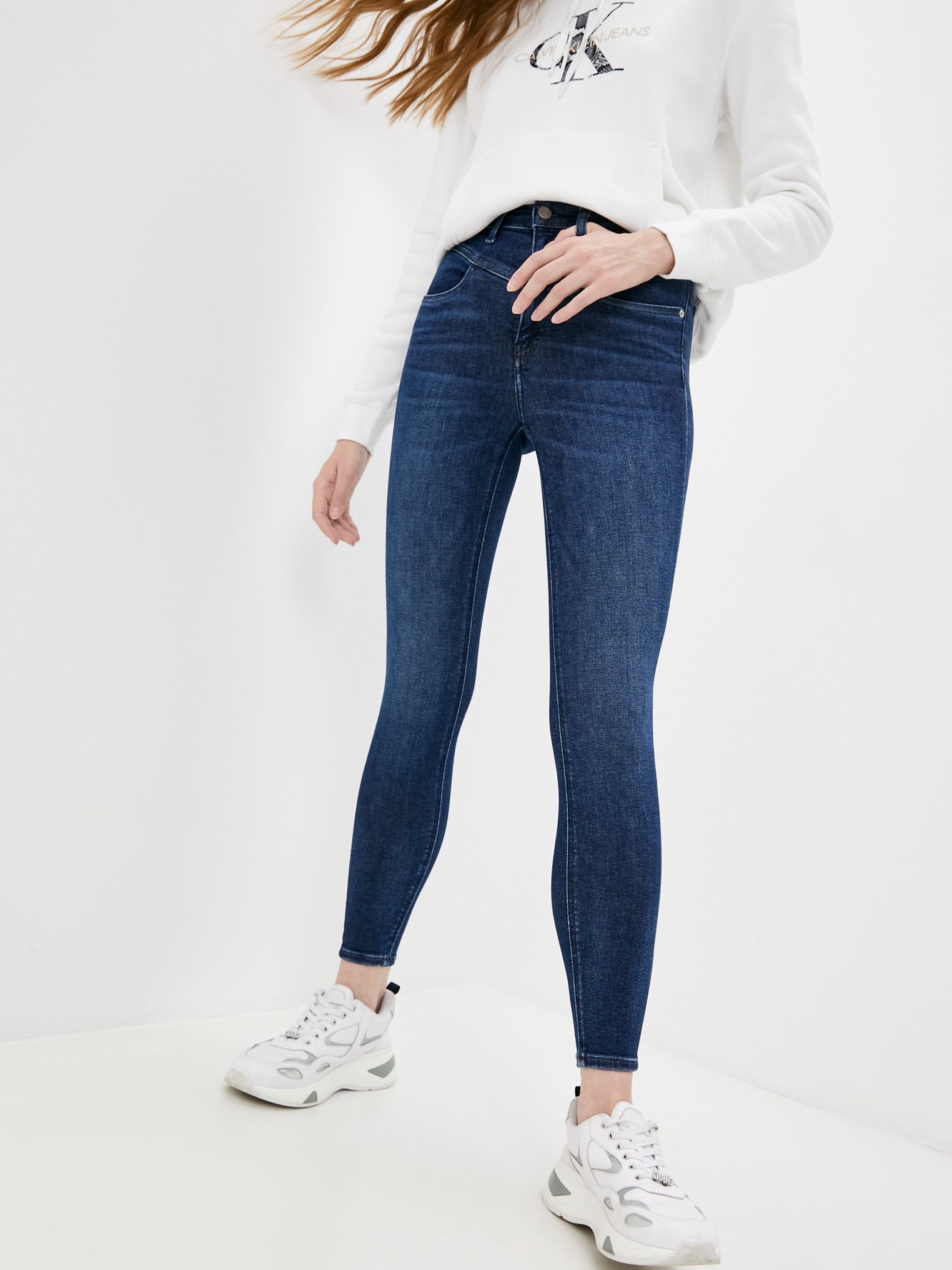 

Джинсы Calvin Klein Jeans High Rise Super Skinny Ankle J20J216499-1BJ 27 Синие