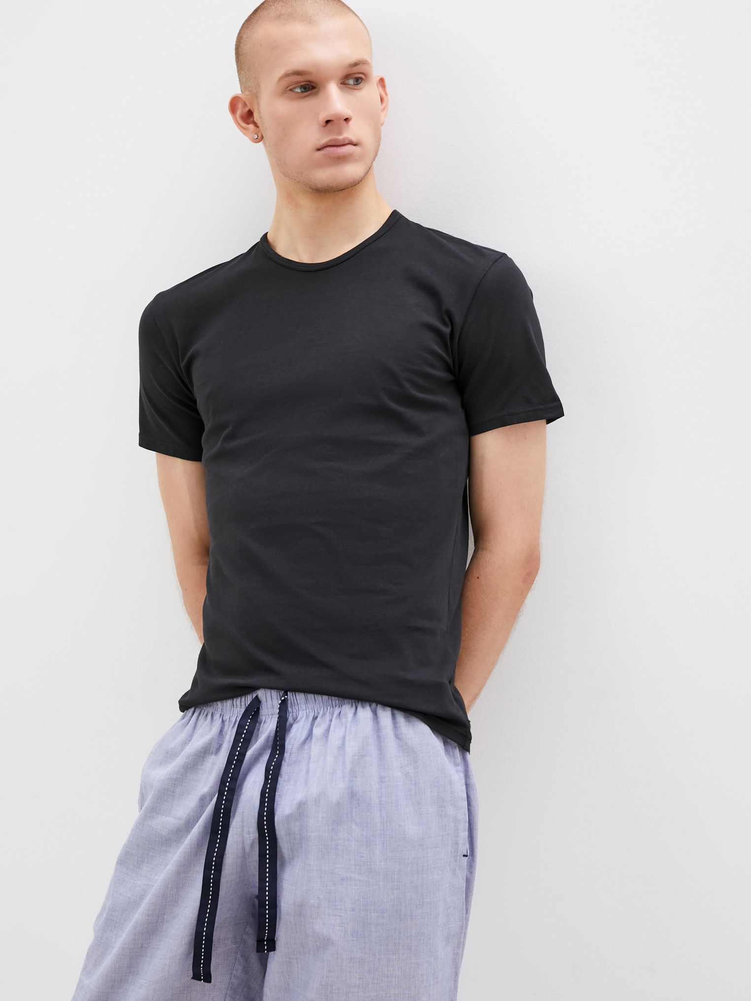 

Футболка Calvin Klein Underwear 2P / Crew Neck NB1088A-001  Черная, Футболка Calvin Klein Underwear 2P S/S Crew Neck NB1088A-001 S Черная