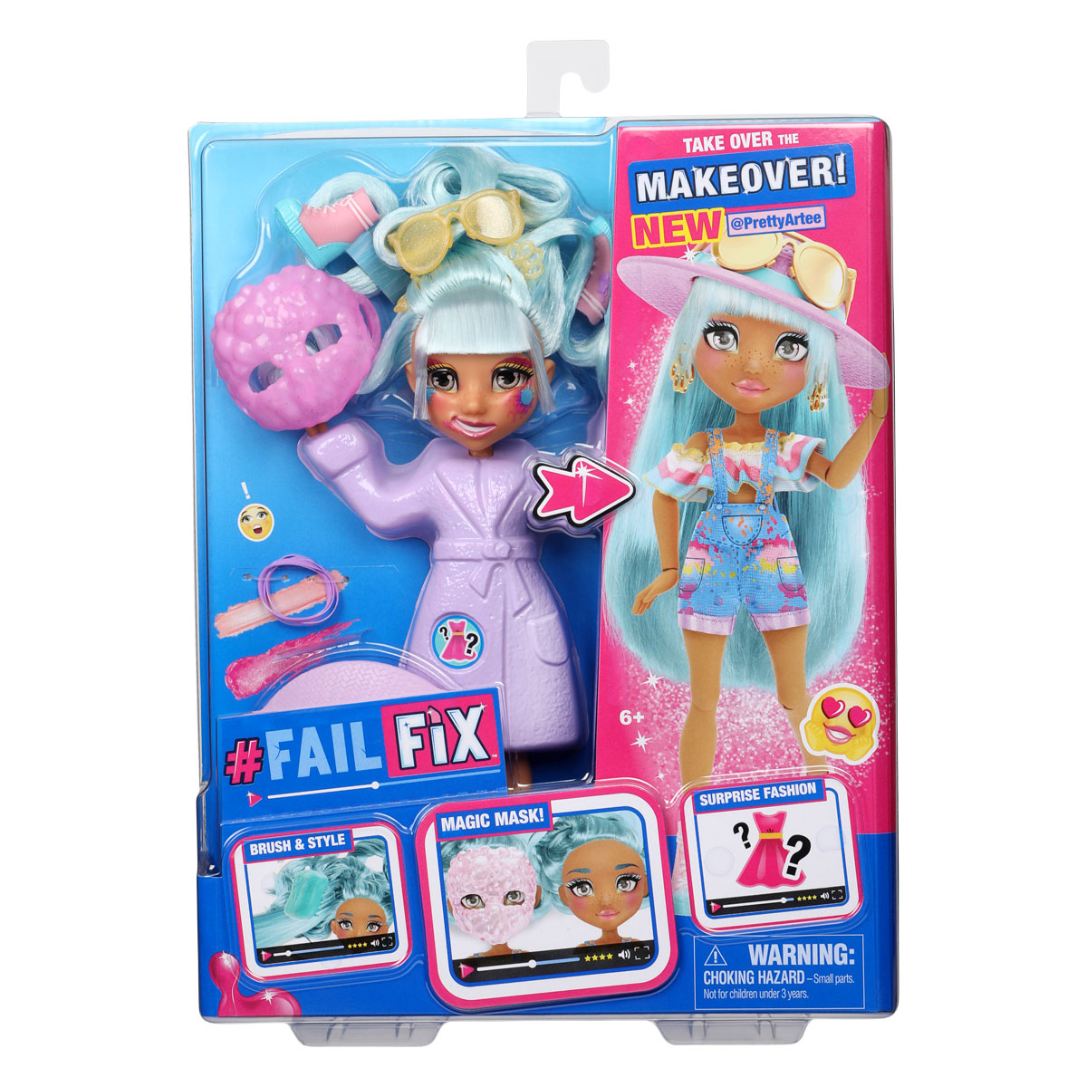 

Игровой набор с куклой FAILFIX серии "TOTAL Makeover" - КРАСОТКА АРТИ