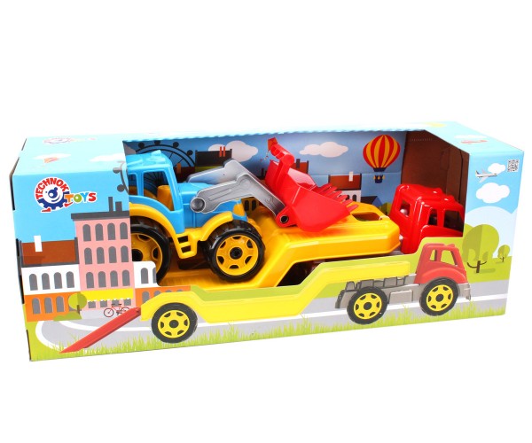 

Игрушка "Автовоз с трактором ТехноК", арт.3916
