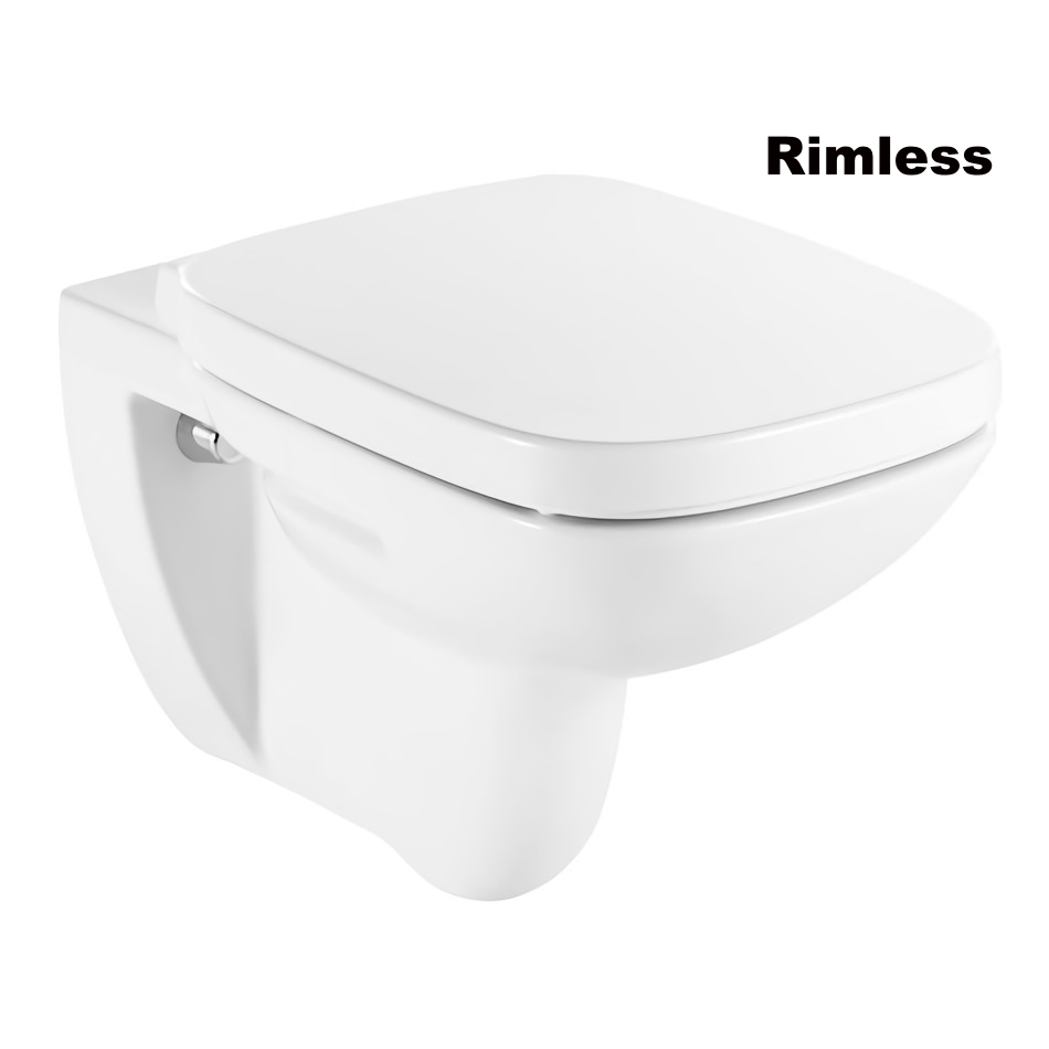 

DEBBA Rimless унитаз подвесной, с сиденьем (в упак.) A34H99L000