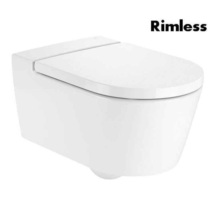 

INSPIRA Round Rimless унитаз подвесной 37*56*44см, круглый, горизонтальный выпуск A346527000