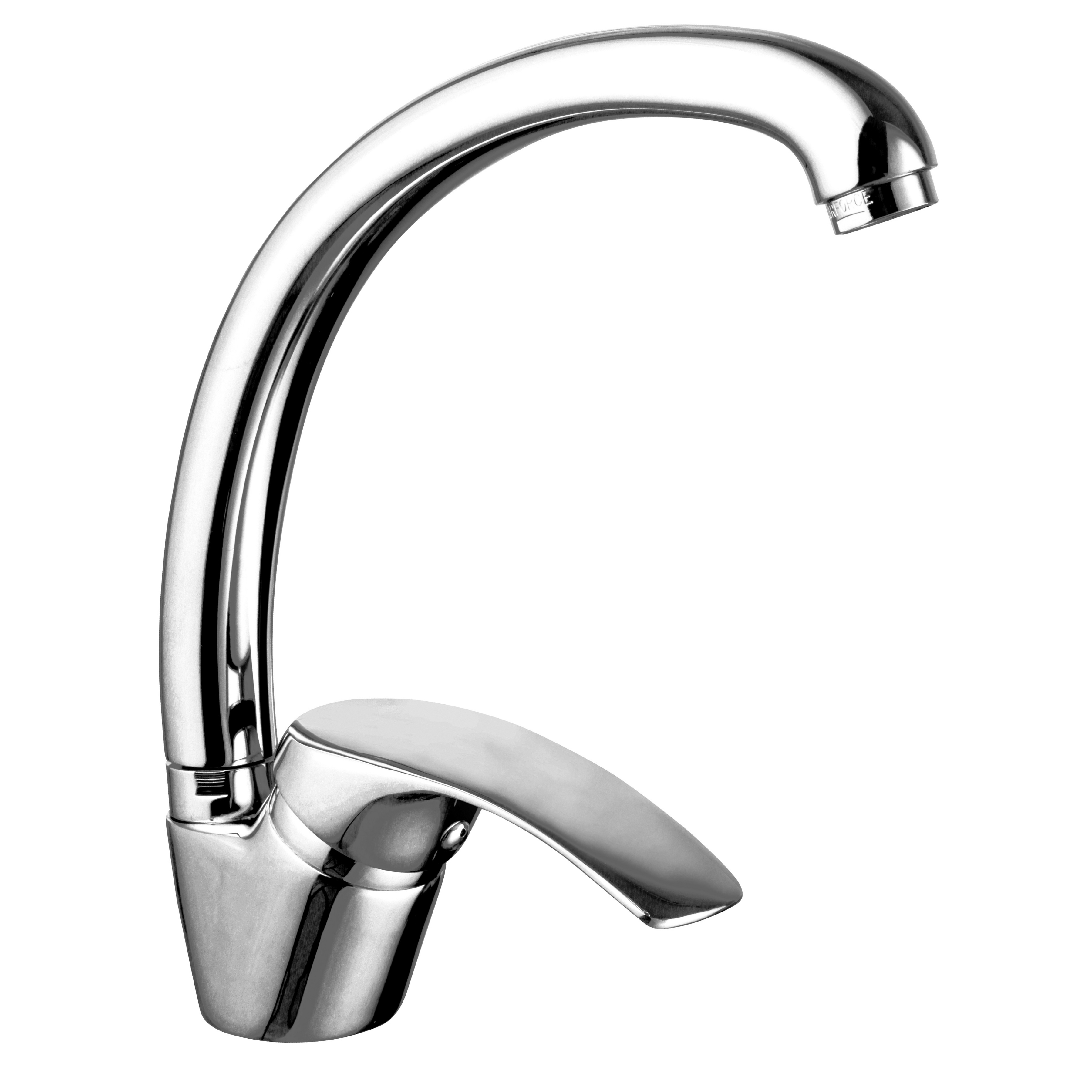 

BARON смеситель для кухни однорычажный, ручка сбоку, титан, 40 мм RBZ014-8T