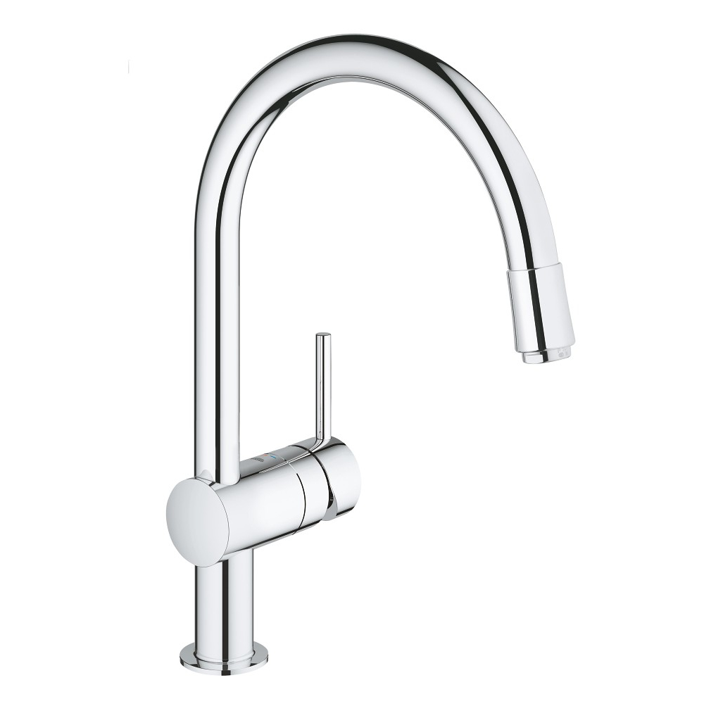 

Смеситель для кухни с выдвижным изливом Grohe Minta 32918000 SD00034488