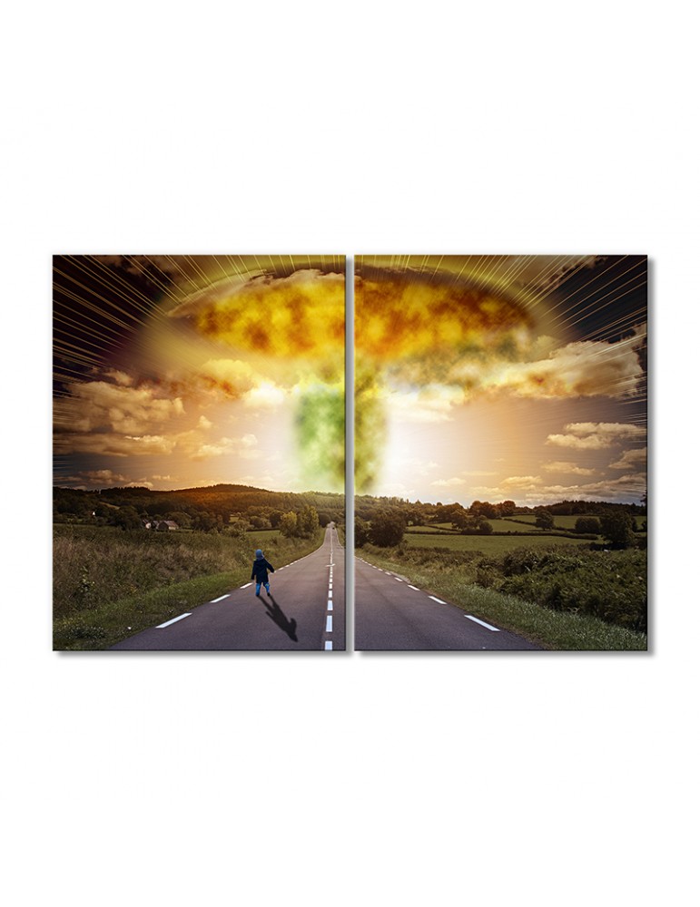 

Модульная картина Artel «Атмосферный взрыв» 2 модуля 50x75 см