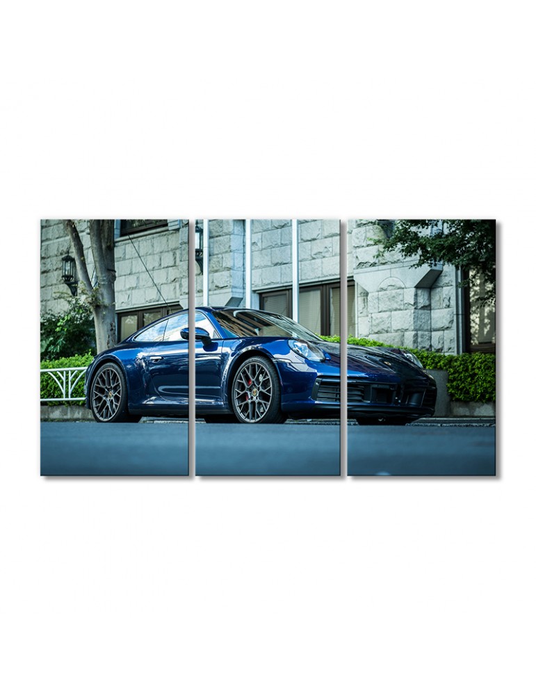

Модульная картина Artel «Автомобиль цвет электро» 3 модуля 70x105 см