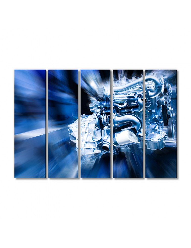 

Модульная картина Artel «Автомобильный мотор» 5 модулей 120x180 см