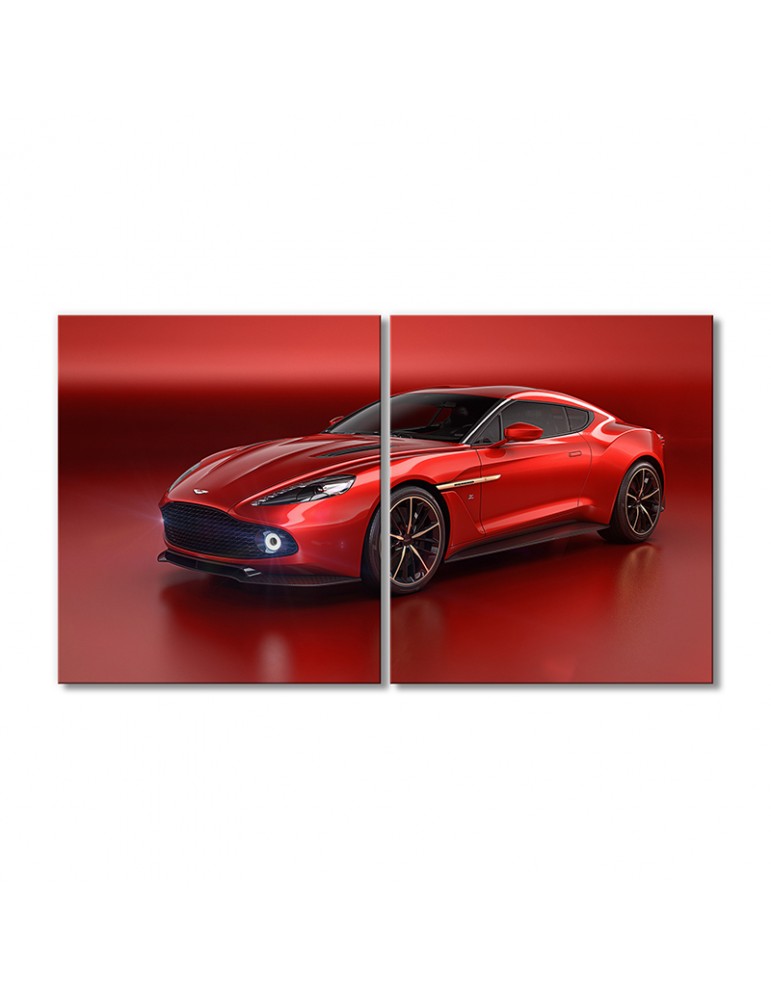 

Модульная картина Artel «Астон Мартин Ванквиш Загато алая» 2 модуля 70x105 см