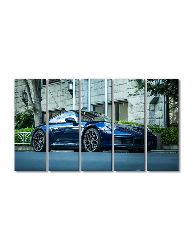 

Модульная картина Artel «Автомобиль цвет электро» 5 модулей 70x105 см