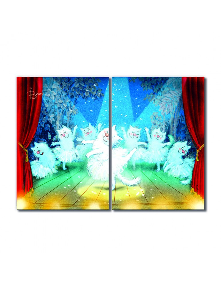 

Модульная картина Artel «Балет» 2 модуля 80x120 см