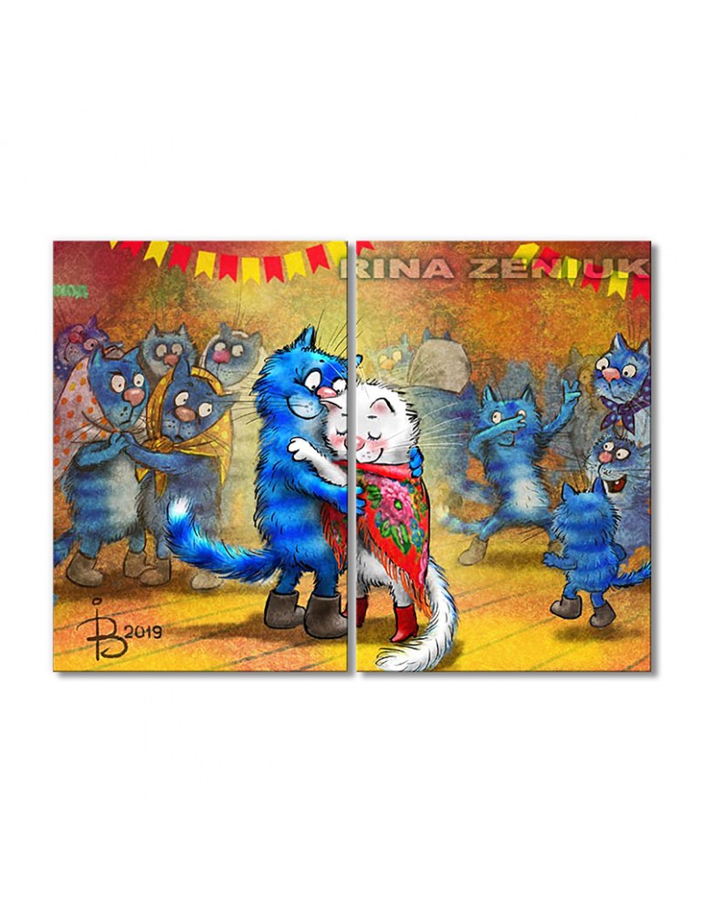 

Модульная картина Artel «Белый танец» 2 модуля 80x120 см