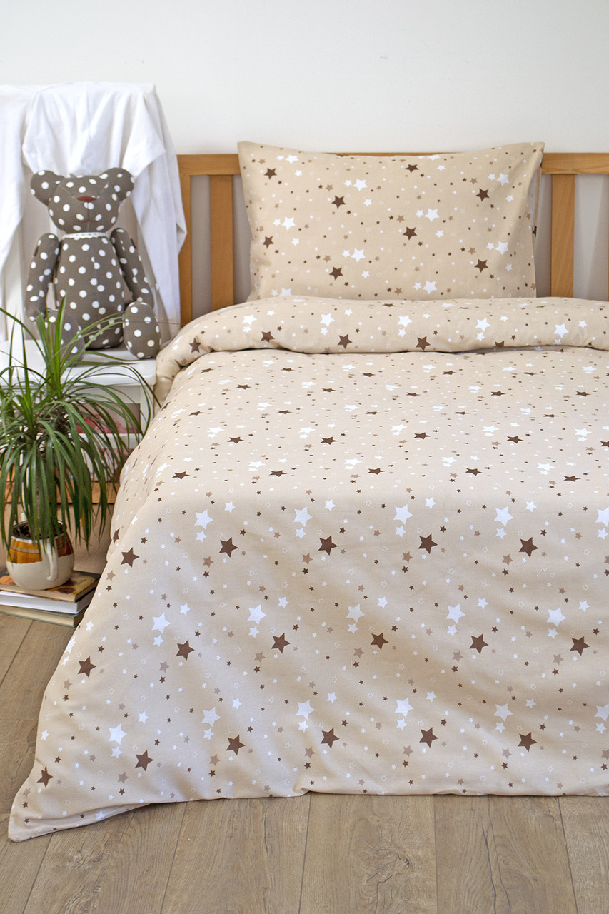 

Постельное белье для подростков Lotus Young - Galaxy кофе ранфорс