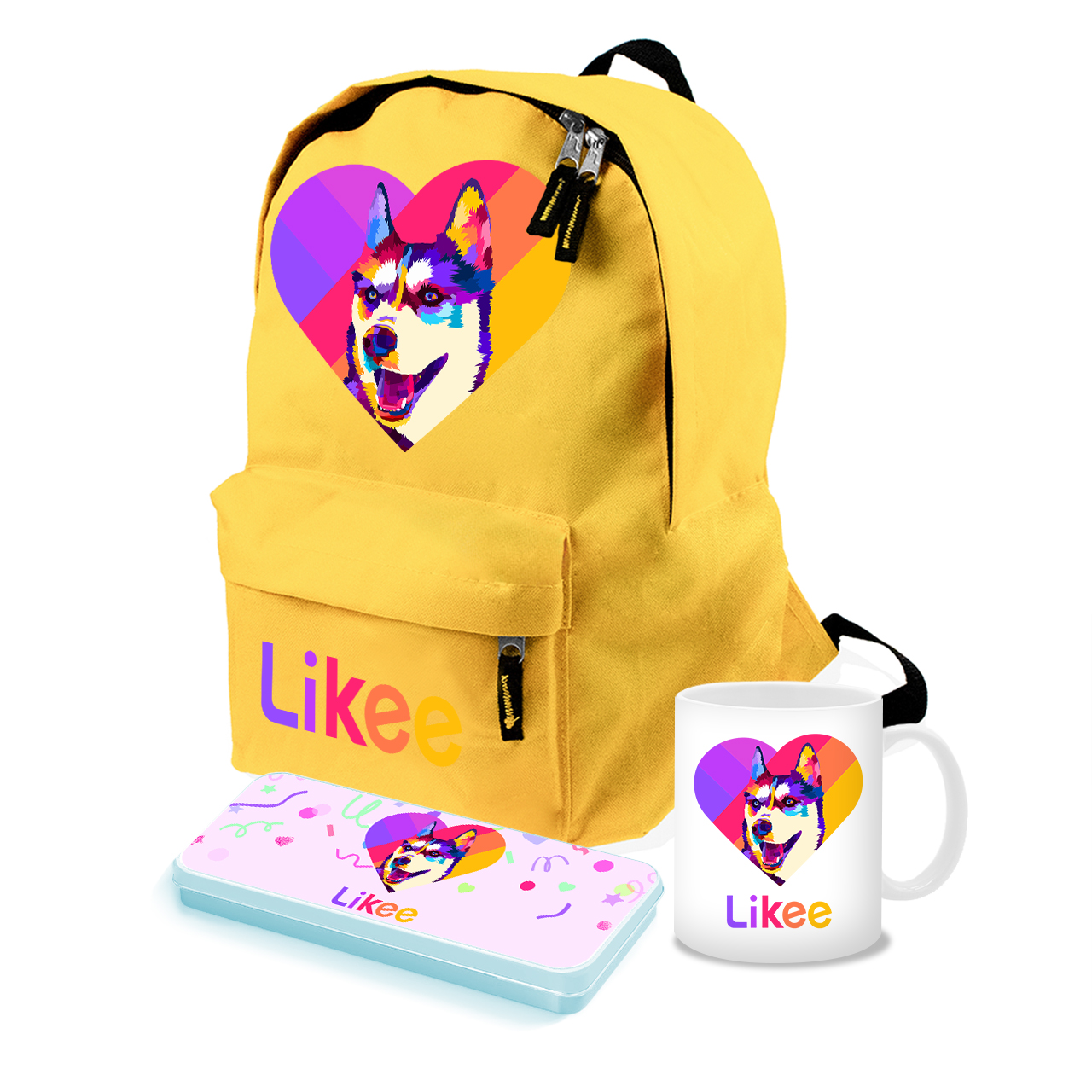 

Набор школьника Лайк Лайка (Likee Laika) (35505-1598-2) Желтый