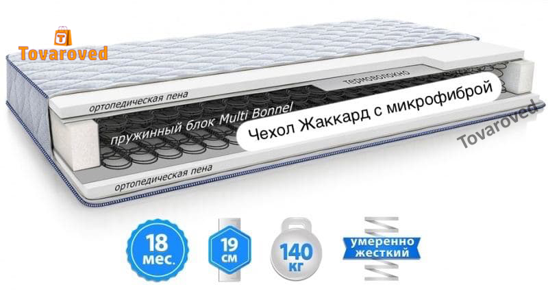 

Матрас двусторонний 120х190 Sleep&Fly Silver Edition GRAFIT