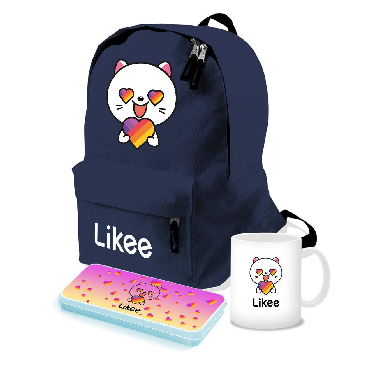 

Набор школьника Лайк Кот (Likee Cat) (35505-1036-8) Темно-синий