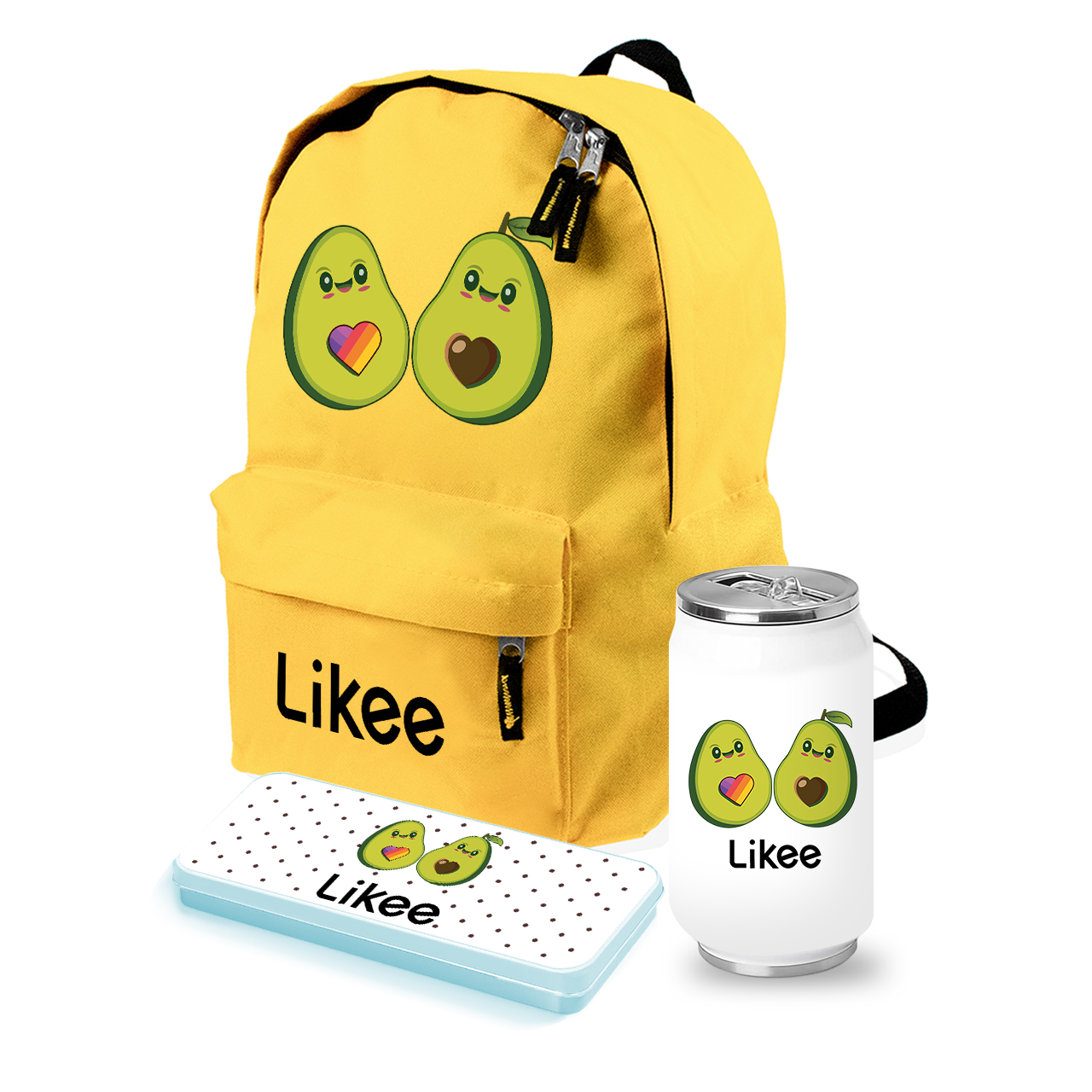 

Набор школьника Лайк Авокадо (Likee Avocado) (35506-1031-2) Желтый