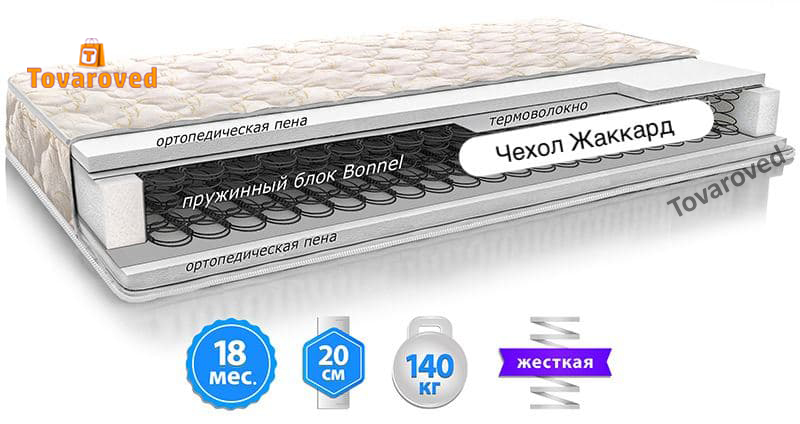 

Матрас двусторонний 120х200 EMM Шанс Hard