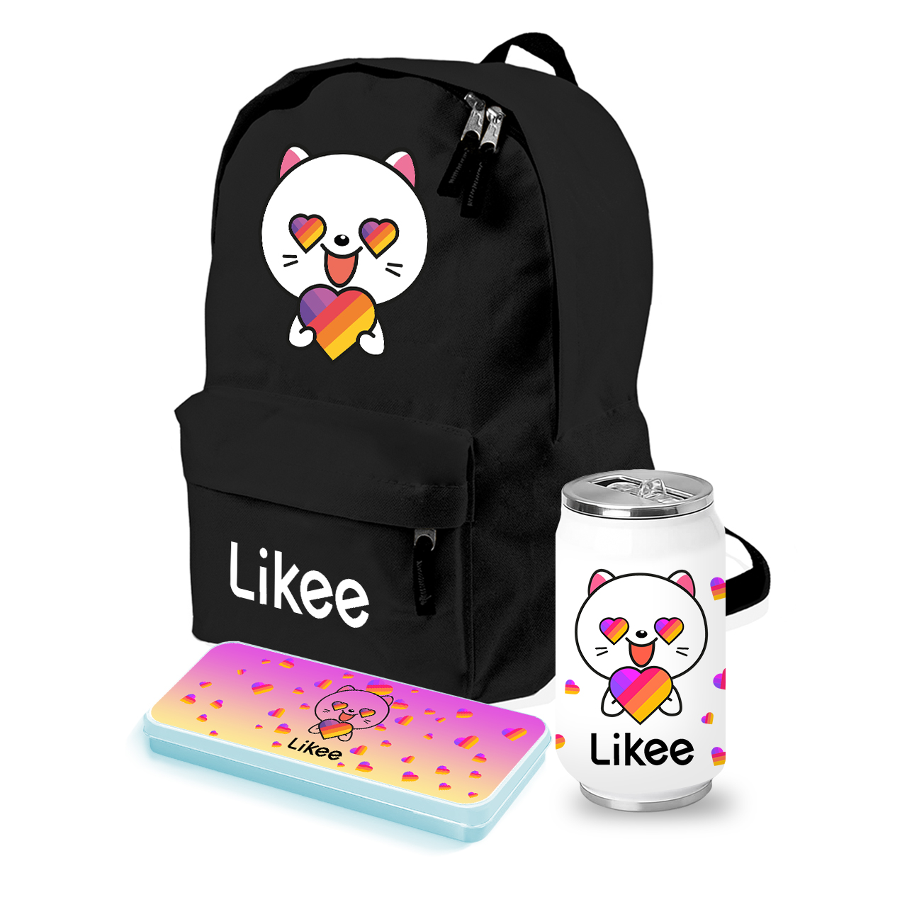 

Набор школьника Лайк Кот (Likee Cat) (35506-1036-4) Черный