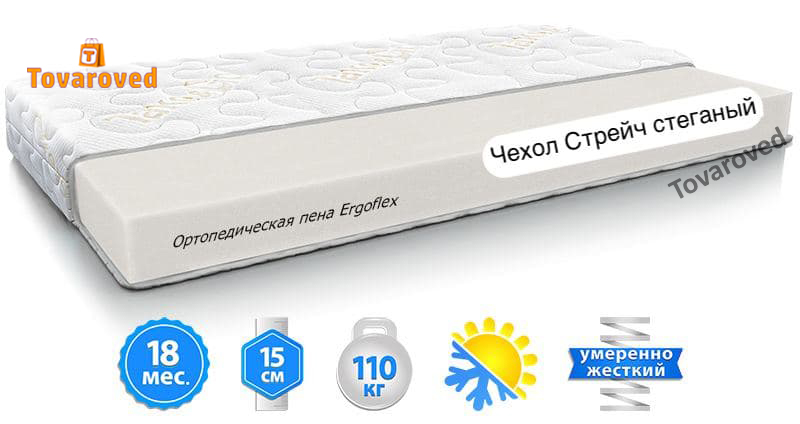 

Матрас ортопедический 90х200 Take&Go SLIM ROLL