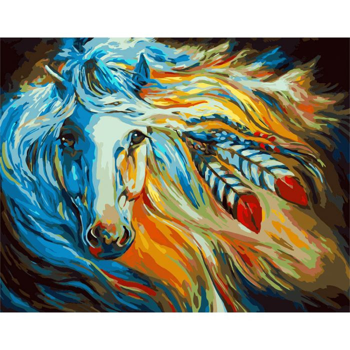 

Картина для рисования по номерам Идейка "Непокорная Галия" 40*50см KHO4014-RY