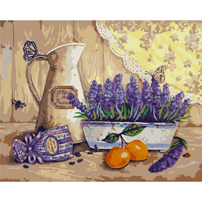 

Картина для рисования по номерам Идейка "Богатства Прованса" 40*50см KHO2211-RY