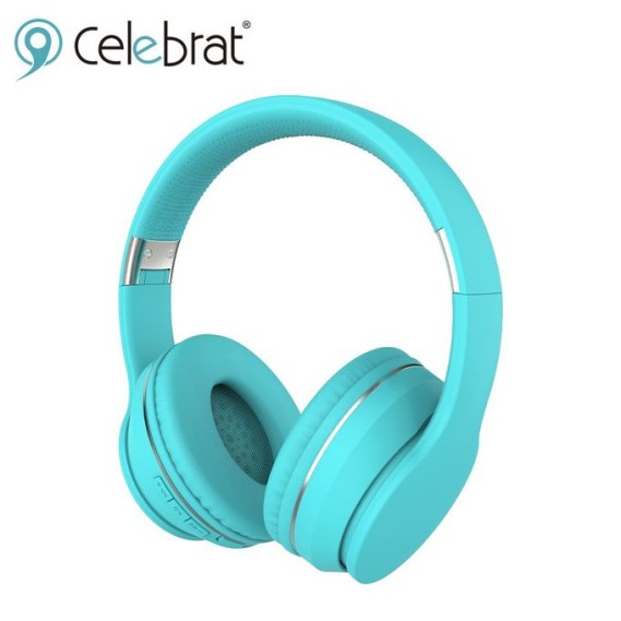 

Беспроводные Bluetooth наушники Celebrat SKY-6 (Бирюзовый)